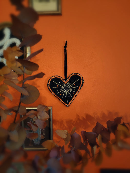 Bijou de mur - Le Coeur tissé