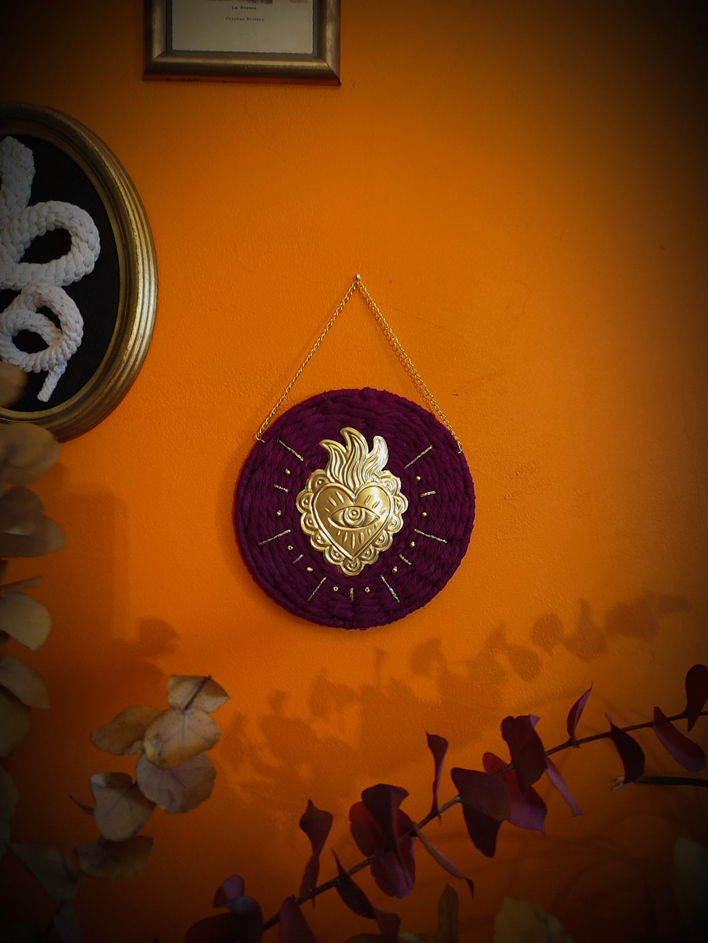 Bijou de mur Oculus Cordis